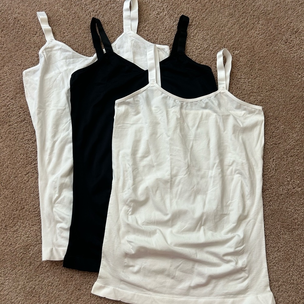 Women's Black and White Camisole Set